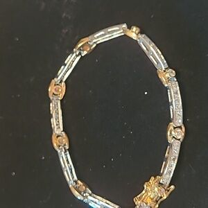 Lia Sophia Two-Tone Bracelet with Sparkling Accents